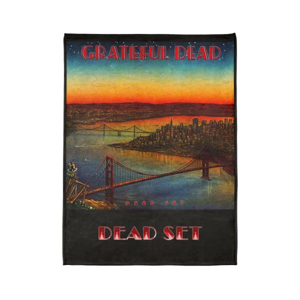 1 Grateful Dead "Dead Set Album" Front Cover 1981 Ultra Soft Micro Fleece Blanket