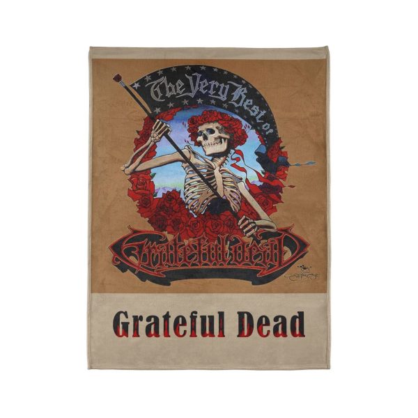 The Very Best Of Grateful Dead compilation Album Cover Ultra Soft Micro Fleece Blanket