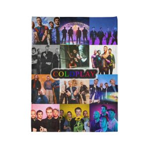 Coldplay Best Photos Compilation Ultra Soft Micro Fleece Blanket