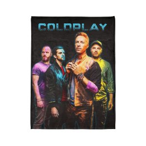 Coldplay Neon Dreams Ultra Soft Micro Fleece Blanket