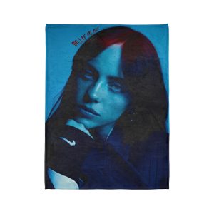 Billie Eilish Monochrome Mood Ultra Soft Micro Fleece Blanket