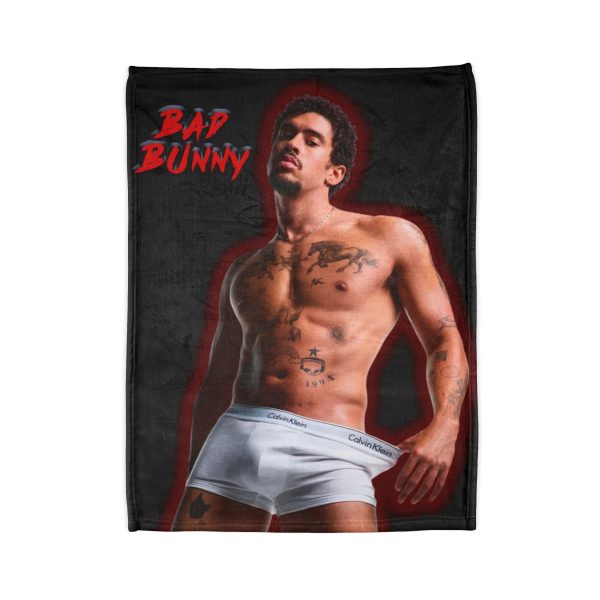 1c1e73fb-a707-4231-a8ef-49e4456dce1a Bad Bunny Ultra Soft Micro Fleece Blanket