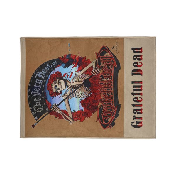 The Very Best Of Grateful Dead compilation Album Cover Ultra Soft Micro Fleece Blanket