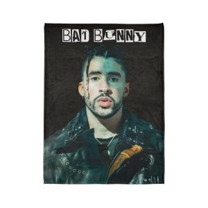 Bad Bunny Dark Ultra Soft Micro Fleece Blanket