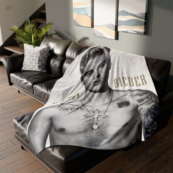 2d5e1fad-e32e-4fbe-9e45-40015886e455 Justin Bieber Ultra Soft Micro Fleece Blanket