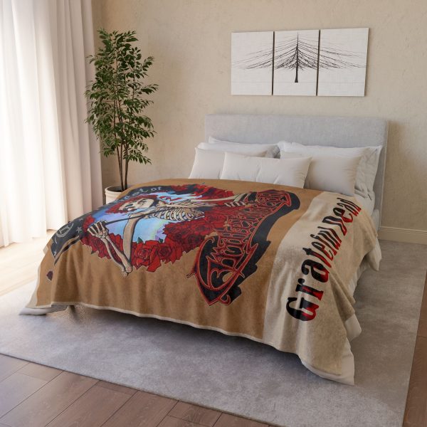 The Very Best Of Grateful Dead compilation Album Cover Ultra Soft Micro Fleece Blanket
