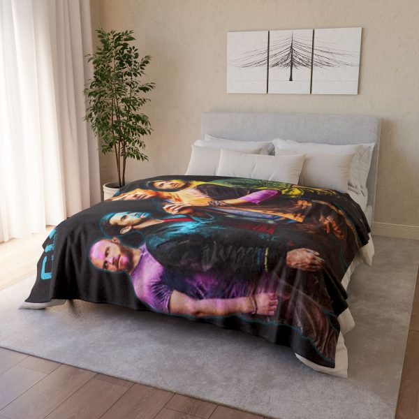 Coldplay Neon Dreams Ultra Soft Micro Fleece Blanket