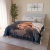 35b8690b-a047-4b78-8227-eb07bcea1458 Bad Bunny cartoon in Comic Style Ultra Soft Micro Fleece blanket