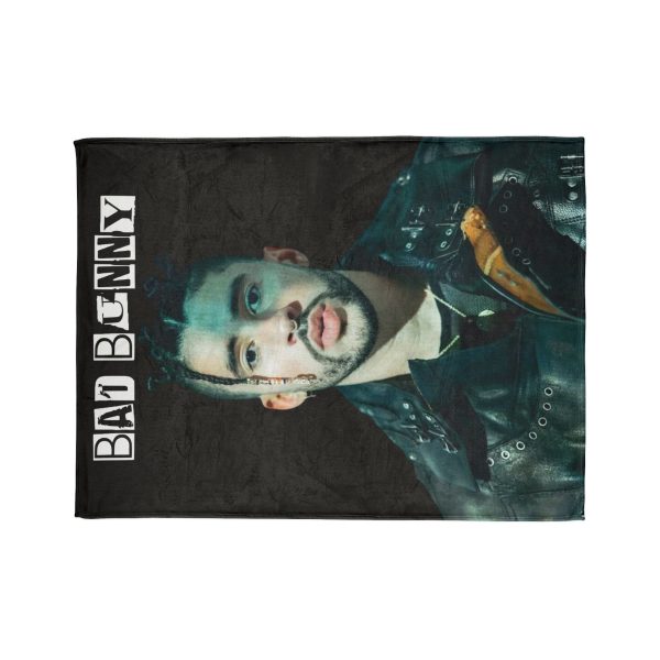 Bad Bunny Dark Ultra Soft Micro Fleece Blanket