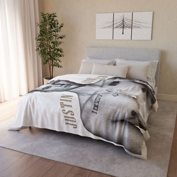 84350697-00cf-453c-b8e8-3f27f5450a66 Justin Bieber Ultra Soft Micro Fleece Blanket