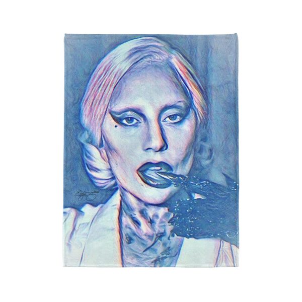 Lady Gaga Portrait Ultra Soft Micro Fleece blanket