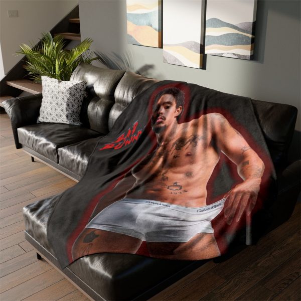 e Bad Bunny Ultra Soft Micro Fleece Blanket