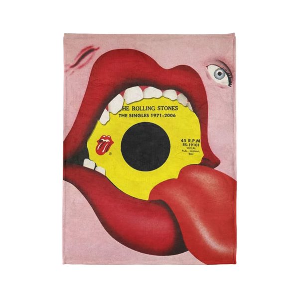 1 The Rolling Stones Singles Box Set 1971-2006 Ultra Soft Micro Fleece Blanket