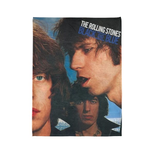 The Rolling Stones Black and Blue Album Front Cover 1976 Ultra Soft Micro fleece Blanket