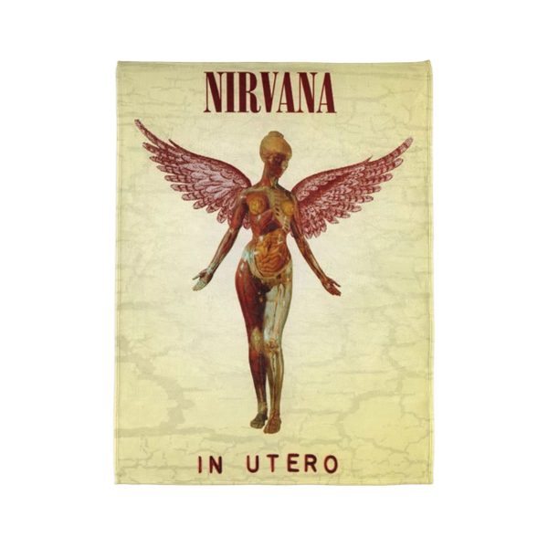 Nirvana In Utero Album Front Cover 1993 Ultra Soft Micro Fleece Blanket