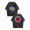 Red Hot Chili Peppers Stadium Arcadium Album Black Mineral Wash T-shirt
