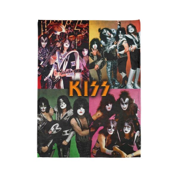 Kiss Rock Band Best Photos Compilation Ultra Soft Micro Fleece Blanket