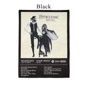Fleetwood Mac Rumours Album Front Cover 1977 Ultra Soft Micro Fleece Blanket