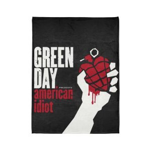 Green Day American Idiot Album Front Cover 2004 Ultra Soft Micro Fleece Blanket