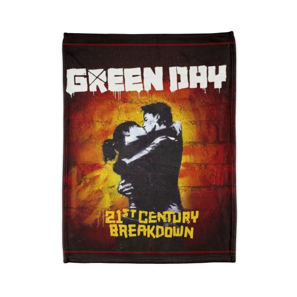 Green Day 21st Century Breakdown Album Front Cover 2009 Ultra Soft Micro Fleece Blanket