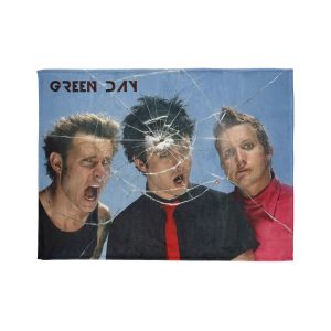 Green Day Rock Band Ultra Soft Micro Fleece Blanket