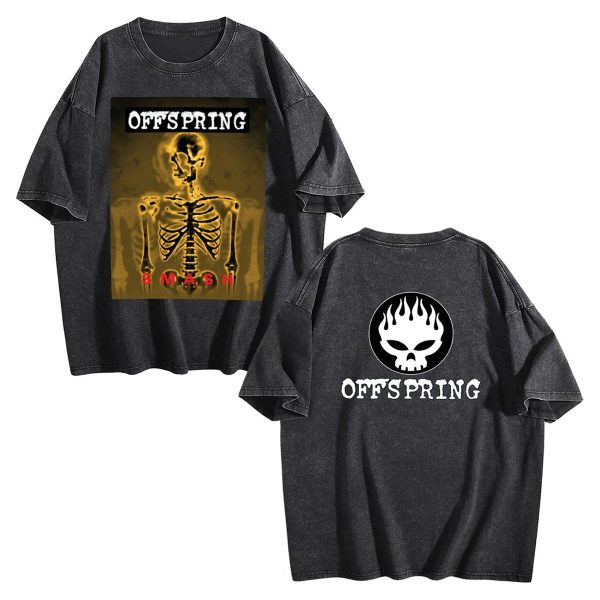 The Offspring Smash Album Black Mineral Wash T-shirt