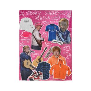 Ed Sheeran Pink Collage Ultra Soft Micro Fleece Blanket