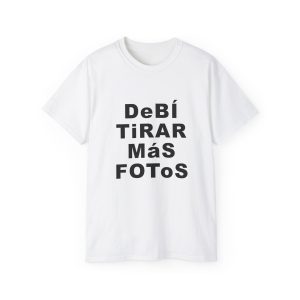 Bad Bunny Debí Tirar Mas Fotos Black Lettering T-Shirt