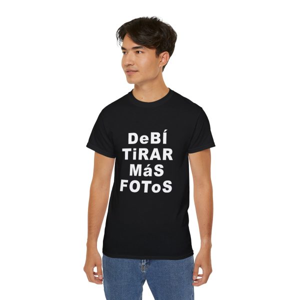 13 Bad Bunny DebΓ Tirar Mas Fotos White Lettering T-Shirt