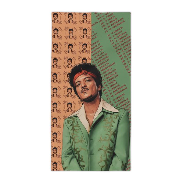 Bruno Mars American Comics Beach Towel