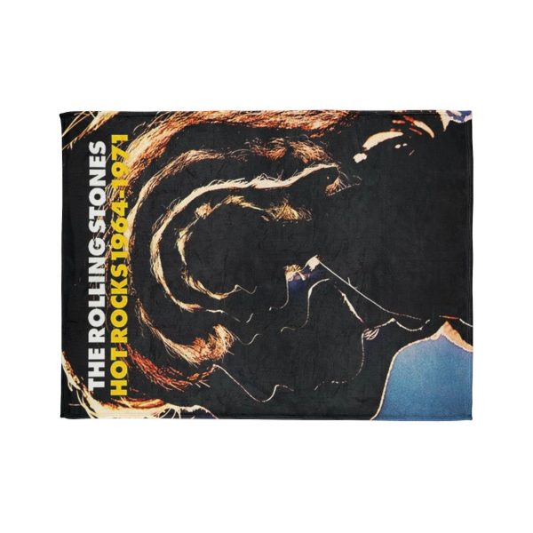 2 The Rolling Stones Hot Rocks 1964-1971 Album Front Cover Ultra Soft Micro Fleece Blanket
