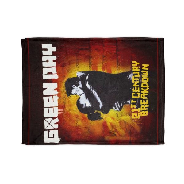 Green Day 21st Century Breakdown Album Front Cover 2009 Ultra Soft Micro Fleece Blanket