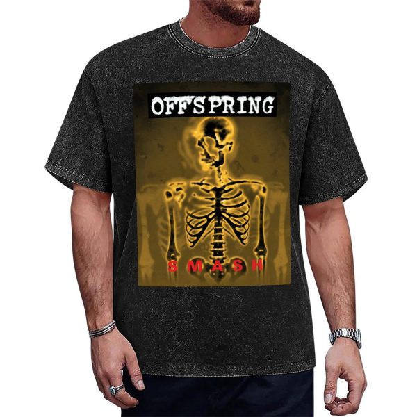 The Offspring Smash Album Black Mineral Wash T-shirt