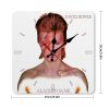 David Bowie Aladdin Sane Album Cover 1973 Square Wall Clock Art Decorate