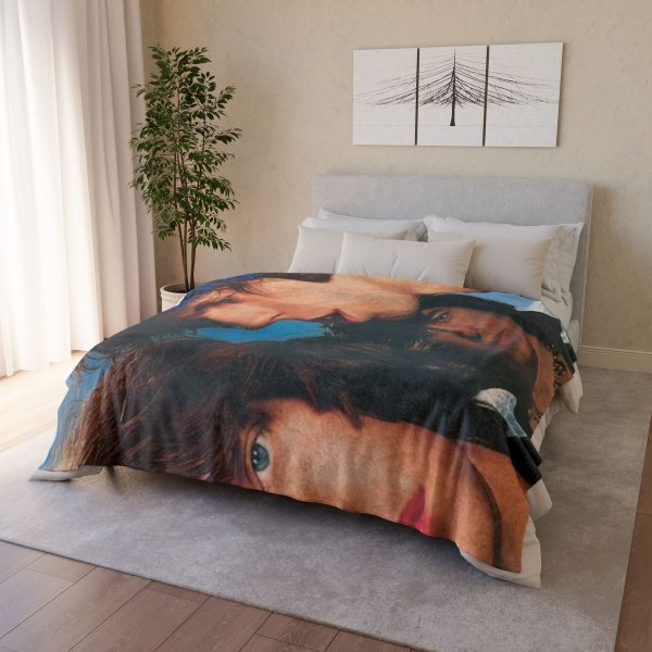 The Rolling Stones Black and Blue Album Front Cover 1976 Ultra Soft Micro fleece Blanket