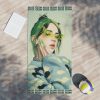 Billie Eilish Cartoon Beach Towel