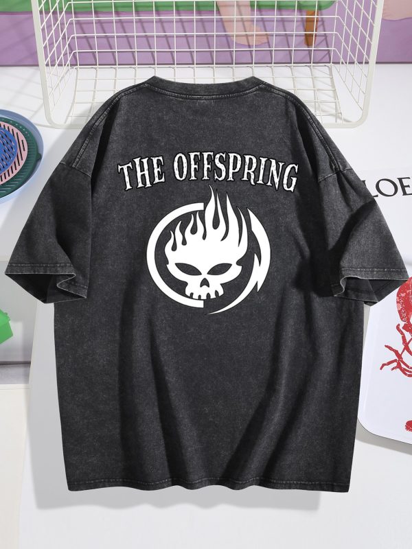 4 The Offspring Ixnay on the Hombre Album Black Mineral Wash T-shirt