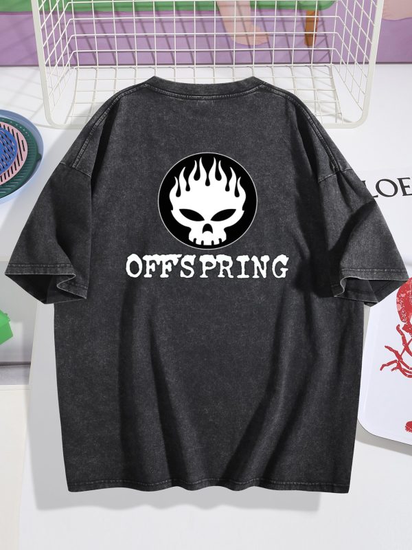 The Offspring Smash Album Black Mineral Wash T-shirt