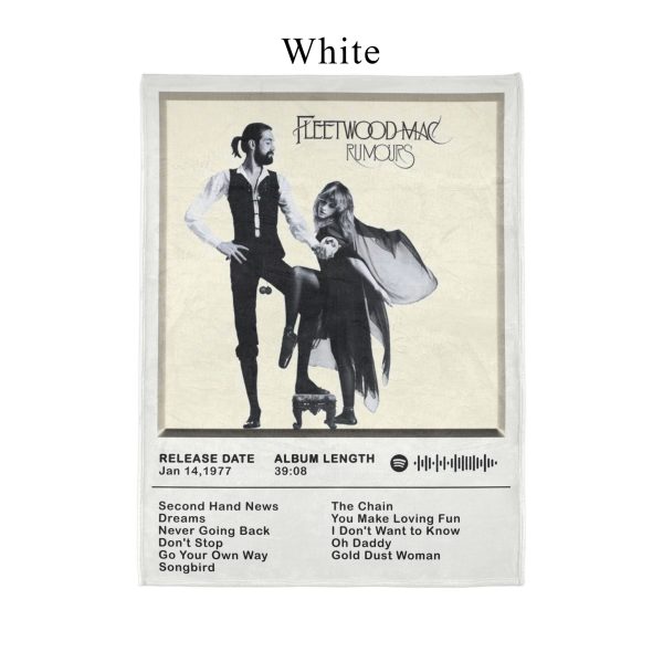 Fleetwood Mac Rumours Album Front Cover 1977 Ultra Soft Micro Fleece Blanket