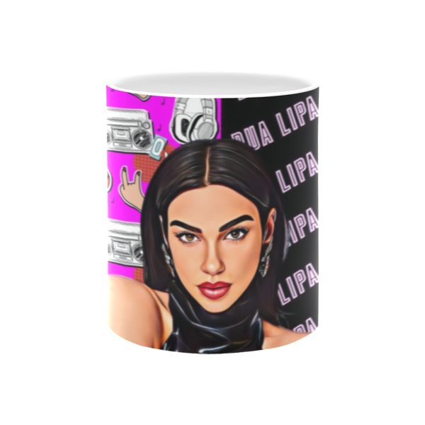 Dua Lipa American Comics Ceramic Mug