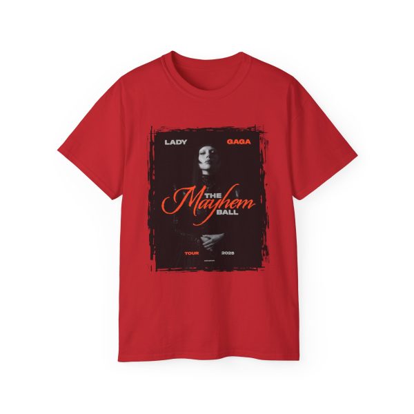 6 Lady Gaga The Mayhem Ball Tour 2025 White T-shirt