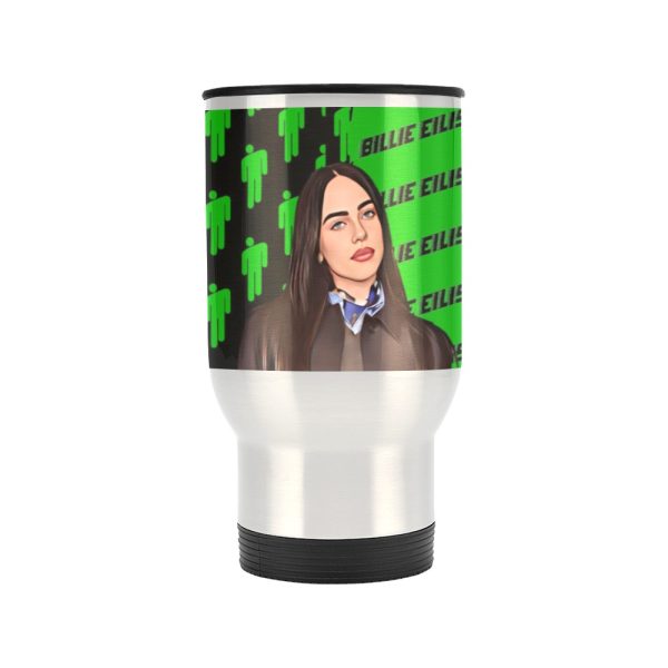 Billie Eilish American Comics Travel Mug
