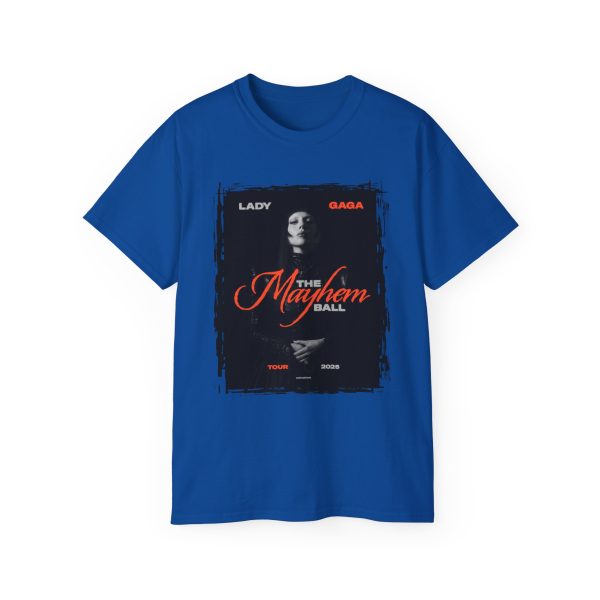 7 Lady Gaga The Mayhem Ball Tour 2025 White T-shirt