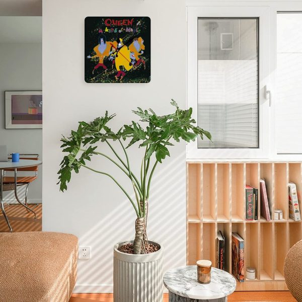 Queen A Kind of Magic Album Cover 1986 Square Wall Clock Art Decorate