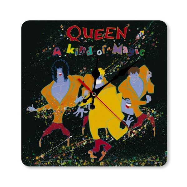 Queen A Kind of Magic Album Cover 1986 Square Wall Clock Art Decorate