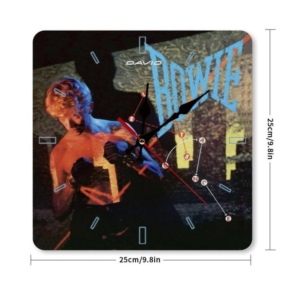 David Bowie Let's Dance Album Cover 1983 Square Wall Clock Art Decorate