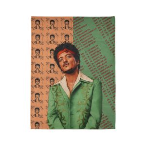 Bruno Mars American Comics Ultra Soft Micro Fleece Blanket