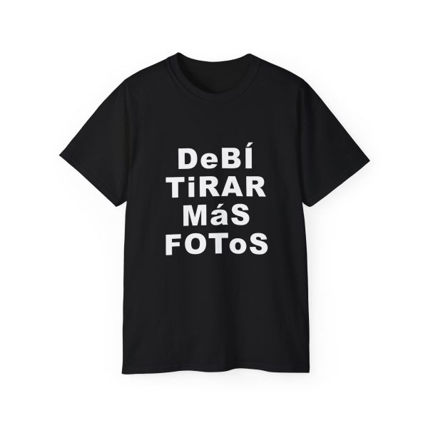 8 Bad Bunny DebΓ Tirar Mas Fotos White Lettering T-Shirt