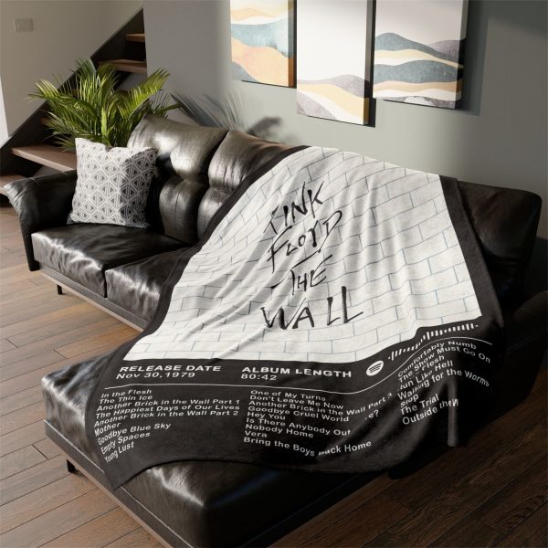 Pink Floyd The Wall Album Front Cover 1979 Ultra Soft Micro Fleece Blanket