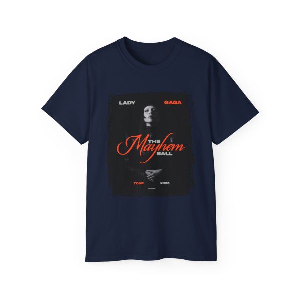 8 Lady Gaga The Mayhem Ball Tour 2025 White T-shirt